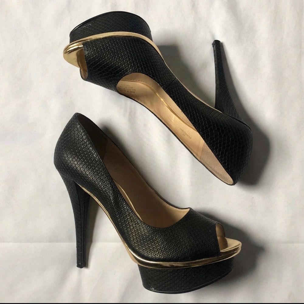 Women 5” Platform Open-toed Heels